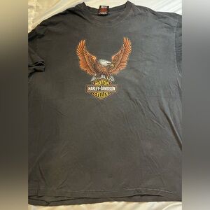 VINTAGE Harley Davidson XXL Mens Grey Graphic Tee